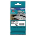 Brother TZe Flexible Tape Cartridge for P-Touch Labeler, 0.7x26.2ft, Blk on Wht TZEFX241